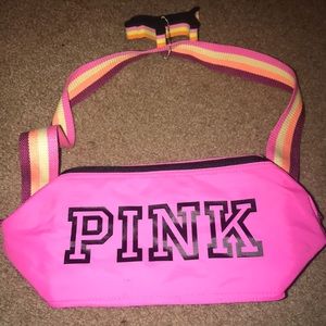Pink Victoria’s Secret pink lunchbox